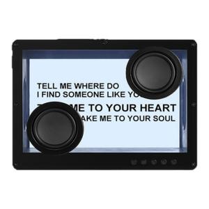 Dynamic Floating Lyric Bluetooth Speaker Transparent Subtitle Computer Atmosphere Home Audio Gift Birthday HiFi Sound Box