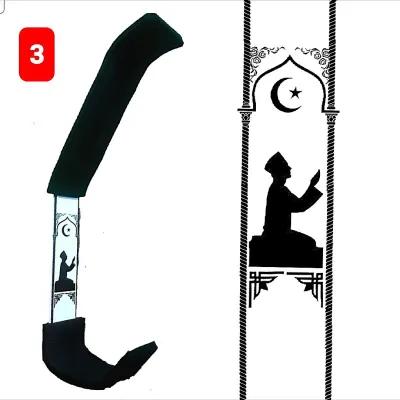 Gantungan peci kopiah baju perangkat muslim pria