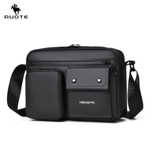 AUOTE Mens Shoulder Bag Fashion Waterproof Messenger Bag Phone Bag Simple Casual Bag Large Capacity Cross Body Bag Lightweight Leisure Sport Street Bag