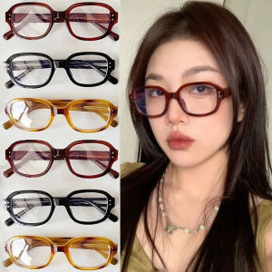 Retro Small Square Frame Eyeglass Y2K Girl Ins Korean Style Fashion Anti Blue Light Plain Glass Spectacles Student Glasses for Face without Makeup