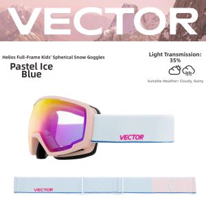 VECTOR | Anti-Fog Double Layer Ski Goggles Magnetic Attachable Over Glasses