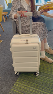 ISLAND ELEPHANT Aluminum TSA 20inches Luggage Suitcase Maleta Travel Bag With Laptop Compartment USB Boarding Casec