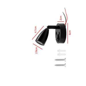 Recreational Vehicle 12V Retrofit Wall Lamp Boats Ceiling Light Trailer Ship Read Work Lighting Fixture LED Spotlight Camper Van