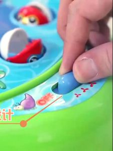Fishing Toy Fish Game Electric Musical Rotating Children Board Play Magnetic Fishing Game