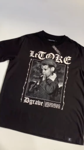 DGRAVE CREATIONS LETOKE III BLACK T-SHIRT
