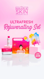 HIKARI Ultra White Rejuvenating Set with Sunscreen SPF 30 - Complete 4-Step System for Acne Dark Spots Uneven Skin Tone & Texture
