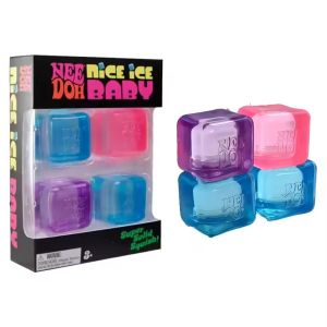Schylling | Bộ Đồ Chơi Cảm Giác Giảm Stress Schylling Needoh Halloween Teenie Mini Ice Cube 4 Gói Bóng Bóp Chậm Hồi Phục Giảm Lo Âu