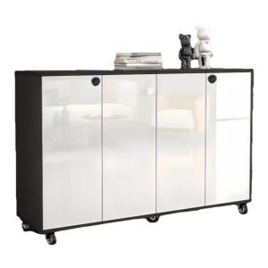 ENLUOLIJIA | Lockable Mobile Shoe Cabinet