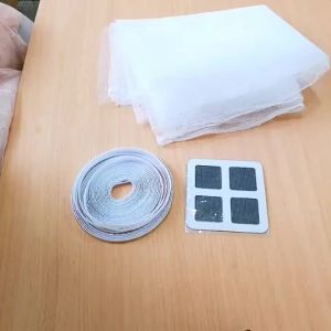 White Black Anti Mosquito Curtain Net Screens Window Mosquito Net Self-adhesive Anti Insect Air Tulle Invisible Mosquitoes Flies