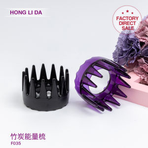 Bàn Chải Gội Đầu Năng Lượng than Hoạt Tính Bàn Chải Mát-xa Làm Sạch Da Đầu Dụng Cụ Chăm Sóc Sức Khỏe Cho Lưng Vai Cổ