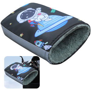 Motorcycle Winter Warm Handlebar Covers Motorcycle Reflective Riding Handlebar Covers for Mountain Road Electric Bike