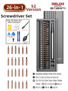 DELIXI | Cross And Star Bits Screwdriver Set Multifunction