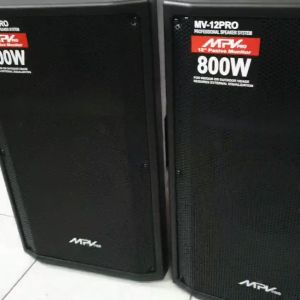 SPEAKER PASIF MPV MV-12PRO 12 INCH 12 IN 12IN ORIGINAL 2 UNIT FULL RAM