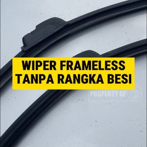 Paket Wiper Frameless Universal Super Lengkap Untuk Semua Tipe Mobil Bisa COD