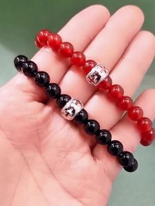 SHISHANGMEIDI | Handmade Agate Sterling Silver Bracelet