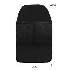 Car Seat Back Cover Protector Waterproof Anti Kicking Pad Organizer for Kids Pet Multifunctional Car Seat Storage Bag
