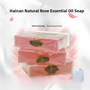 Natural Rose Essential Oil Handmade Soap for Men And Women Facial Cleansing Bathing Skin Care Moisturizing Relaxing