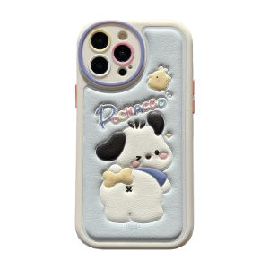 Cute Bear Dog Couple Phone Case Adjustable Lanyard Crossbody Protection for 14 16 pro 17 New 13 pro Max 15 Women 11