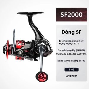 MEREDITH | Máy Câu Cá Bằng Thép Không Gỉ MEREDITH 10+1 Lực Kéo Tối Đa 8kg Phù Hợp Cho Nước Ngọt Và Nước Mặn Sử Dụng Được Cho Cả Hai Tay Tỷ Số Truyền 5.2:1