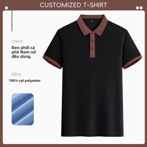 FAYILANG | Áo Polo Tay Ngắn Thoáng Khí In Logo Theo Yêu Cầu