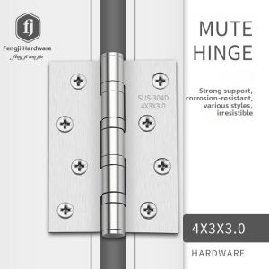 QIUZHISE | 304 Stainless Steel Wide Thick Hinges 5 Inches