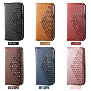 New Phone Case For OPPO Reno 10 8T 8 7 6 5 Pro / Reno 6Z 5Z Magnetic Leather Wallet Card Slot Flip Cover Casing
