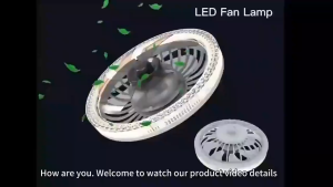 Inverter Ceiling Fan With Remote Control Smart Fan Light With LED Light E27 Easy Install 7 Blades Ceiling Fan Light