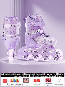 MIJAK | Adjustable Kids Girls Roller Skates 3-12 Years