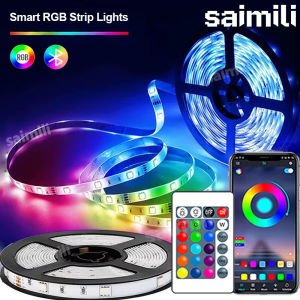 1-30M 5V USB Bluetooth LED Strip Light SMD 5050 5V RGB Flexible LED Strip Bluetooth APP Control Color Change For TV Background