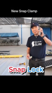 PSI - Snap Clamp 20mm. อุปกรณ์ติดตั้งแผงโซล่าเซลล์ กับ หลังคาเมทัลชีท Snap Lock ตัวช่วยติดตั้งแผง ตัวยึดจับ แข็งแรง ทนทาน ใช้งานได้ยาวนาน