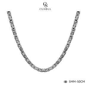 Cusoul แฟชั่นสร้อยคอโซ่ไหปลาร้าแฟนหนุ่ม Kado Pacar คู่รักสร้อยคอเครื่องประดับสร้อยคอจี้ห่วงนิรภัยสำหรับปีนเขาง่ายสำหรับผู้ชายผู้หญิงแพคเกจของขวัญ