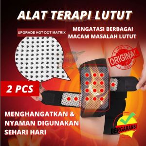 (DIJAMIN ORI) [PROMO] Deker Lutut Terapi Untuk Kesehatan Alat Terapi Lutut Magnetik 256 Magnet Terapi Sendi Lutut Nyeri Magnetik Original Sabuk Terapi Pemanas Magnetic Korset Penyangga Penghangat Lutut Terapi