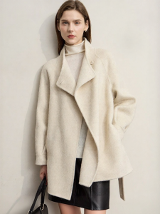 AMII | Wool Simple Style Winter Coat Women