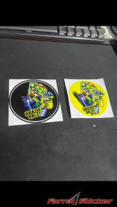 Stiker Rossi GRAZIE VALE LINGKARAN: Desain Berkualitas Tinggi untuk Motor