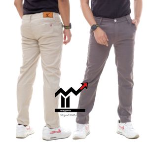 Real Pict Celana Chino Panjang Pria Slimfit Bahan Chinos Melar