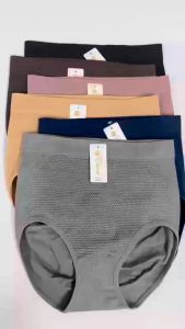 ESUNA กางเกงในเก็บพุงผู้หญิงเอวสูง ปิดพุงก้นแข็งแรง เสริมสร้างเอวหลังคลอดผ้าฝ้ายกราฟีนต้านเชื้อแบคทีเรีย