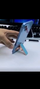 SYB Multicolor Metal Mechanical Phone Holder 360° Rotating Mini Folding Cellphone Holder stand
