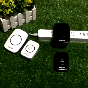 CACAZI A10 Intelligent LED Wireless Doorbell Waterproof 300M range 60 music US Plug