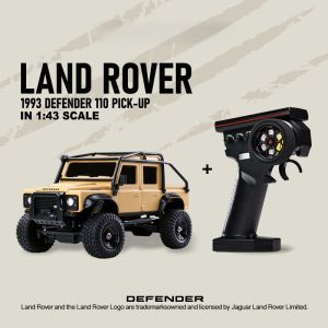 New Hot 1/43 Desktop Series Remote Control Car Defender110 4wd Climbing Car Full Scale Rc Modified Off Road Model Boy Toy