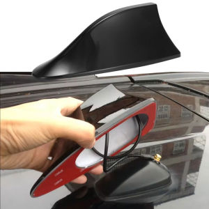 Car Antennas Shark Fin Antenna Auto Radio Signal Aerials Roof Antennas For Universal Car Model Car Styling Accessories