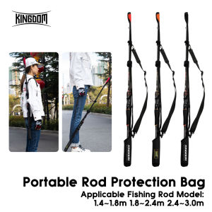 Kingdom Spinning Fishing Rods 73cm-152cm Casting Rod Protection Rope Length Adjustable For Protection Rods Cap Pole Storage Bag
