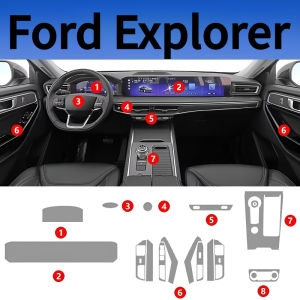 For Ford Explorer 24-25models Dashboard Multimedia GPS Console Navigation Transparent Anti-Scratch Protection Film Modification