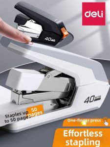 deli | Effort-saving Thick Multi-functional Heavy-duty Stapler