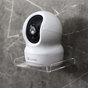 Inaso Rak Dinding Transparan Rak Minimalis Tempel Esthetic Tatakan CCTV Tempat Penyimpanan Gantung Serbaguna HSB618