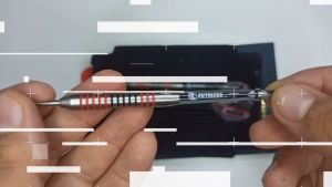RUTHLESS RX STEEL TIP DART - 26G RINGED BLACK RED Ruthless Scallop Darts 80% Tungsten Steel Darts (ARROW DART KELULI)
