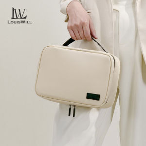 Louiswill Phụ nữ túi đựng mỹ phẩm trường hợp du lịch nhỏ gọn túi đồ dùng vệ sinh cá nhân Trọng lượng nhẹ Túi trang điểm túi xách túi đựng mỹ phẩm sức chứa lớn Túi đựng mỹ phẩm Túi lưu trữ cho đi du lịch chuyến đi kinh doanh nhà gọn gàng