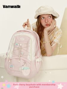 VANWALK | New Large Capacity Schoolbag Backpack for Middle High School Girls Can Hold Laptop