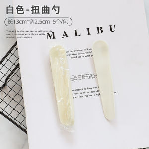 Hà Xuan Disposable Twisted Ice Cream Spoon Cake Spoon Dessert Spoon Small Size Food Grade Plastic Biodegradable Tableware