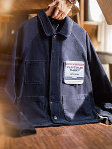MADENGGONGZHUANG | American Retro Corduroy Four-Pocket Jacket Male Autumn