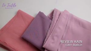 Kain Bahan Tory Burch Premium - Kain Hijab Gamis Halus Tory Burch (70 Yard)